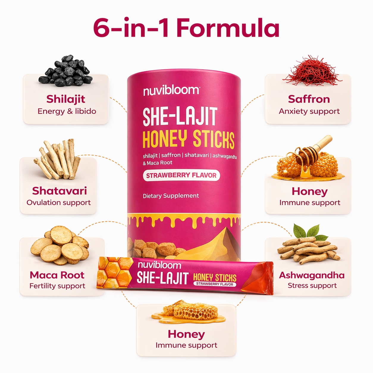 She-lajit Honey Sticks